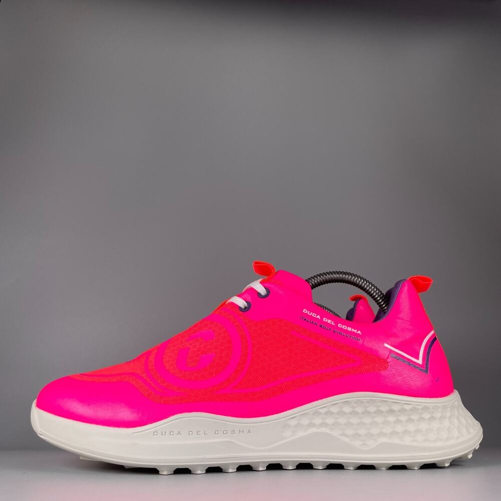 Duca Del Cosma Wildcat Women's Size 10 Pink Spikeless Golf Shoe Athletic Sneaker